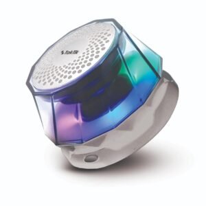 Magnetic Diamond Bluetooth Speaker, Small Wireless Speaker with Multi RGB Color Light Show, Portable Phone Stand for iPhone, Android, TWS Pairing