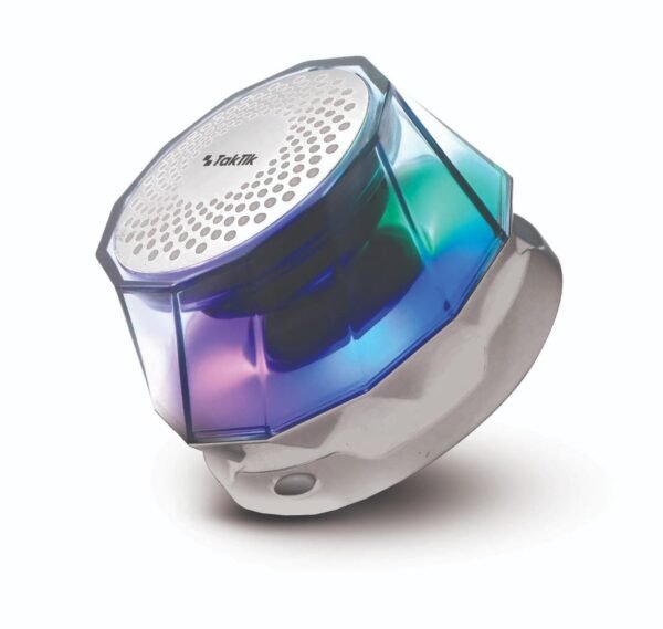 Magnetic Diamond Bluetooth Speaker, Small Wireless Speaker with Multi RGB Color Light Show, Portable Phone Stand for iPhone, Android, TWS Pairing